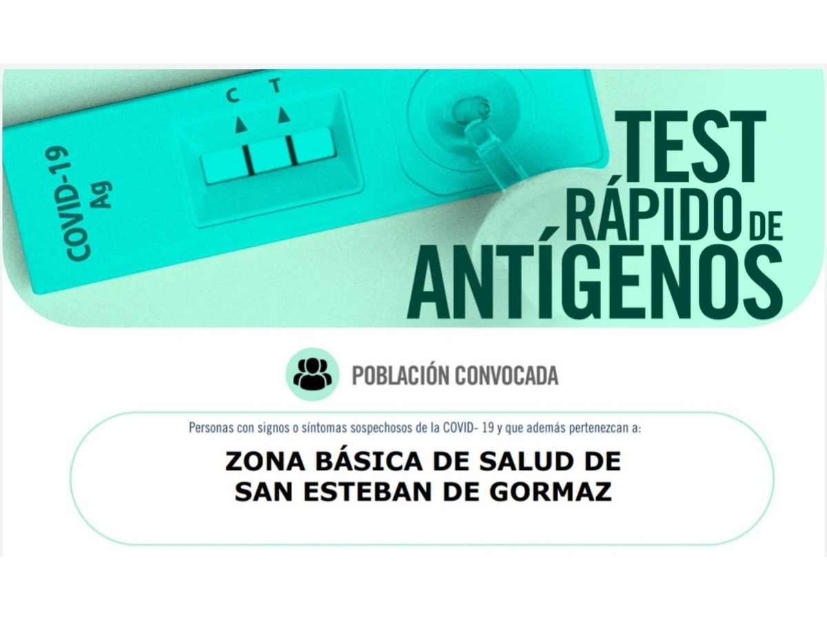 Cribado COVID19 en San Esteban de Gormaz
