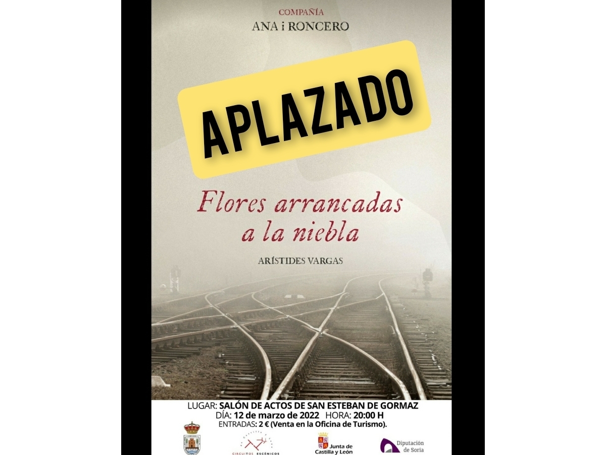 Aplazado el teatro previsto para el 12 de marzo