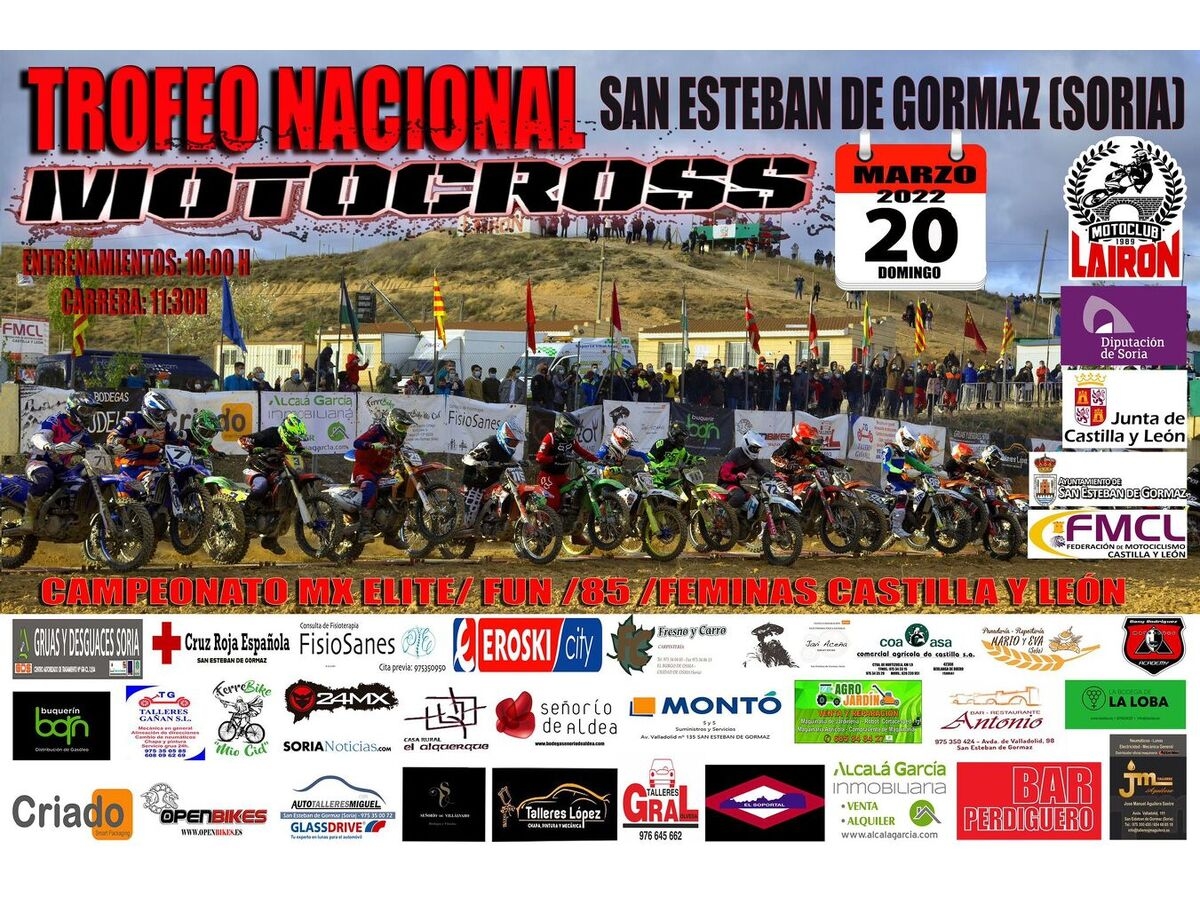 20 de marzo: Campeonato de Castilla y León de Motocross
