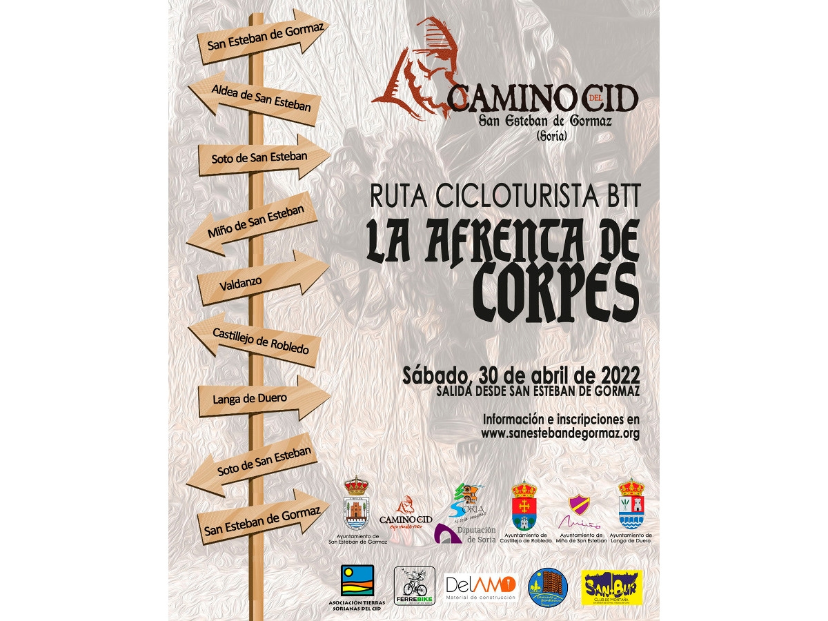 Ruta cicloturista BTT LA AFRENTA DE CORPES