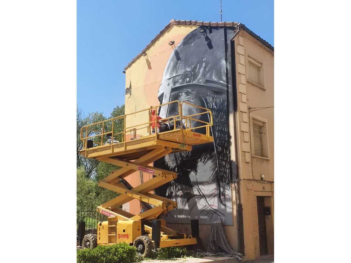 Mañana se inaugura el Mural Cidiano realizado por Diego AS