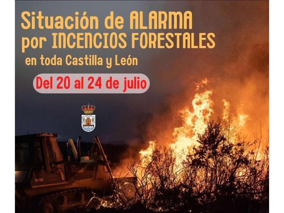 Se incrementa la situación de alarma por incendios