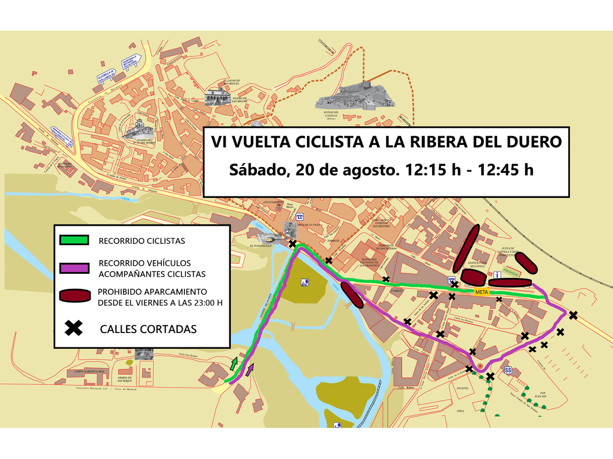 Vuelta Ciclista: rutómetro y corte de calles - Imagen 2