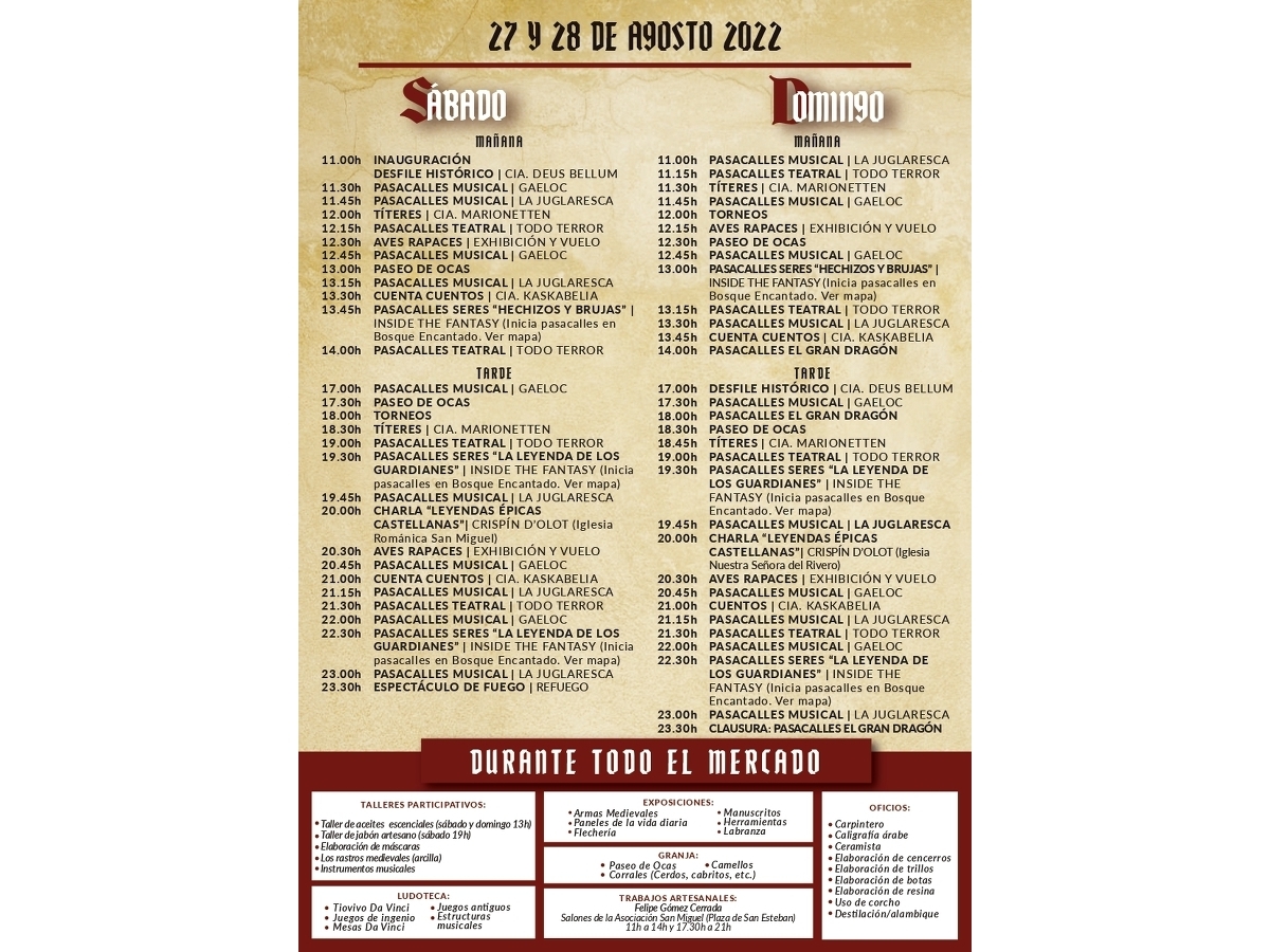Programación Mercado Medieval - Imagen 3