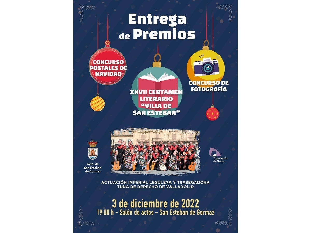 Entrega de premios del Certamen Literario