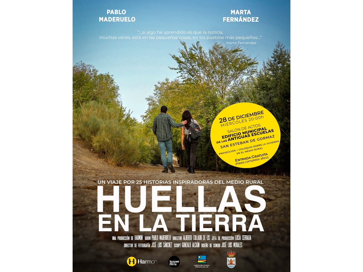 Proyección de "Huellas en la Tierra"