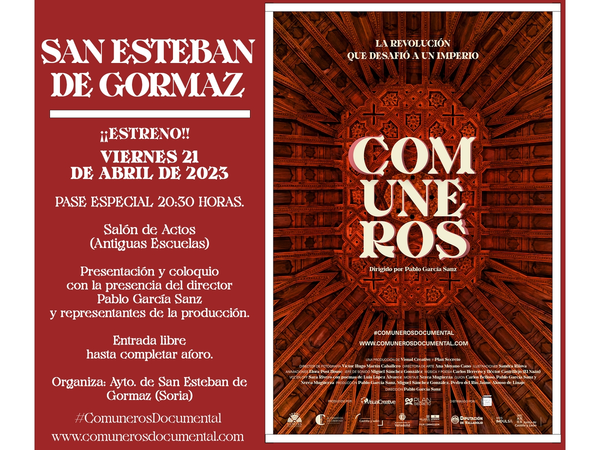 San Esteban proyectará el documental "Comuneros"