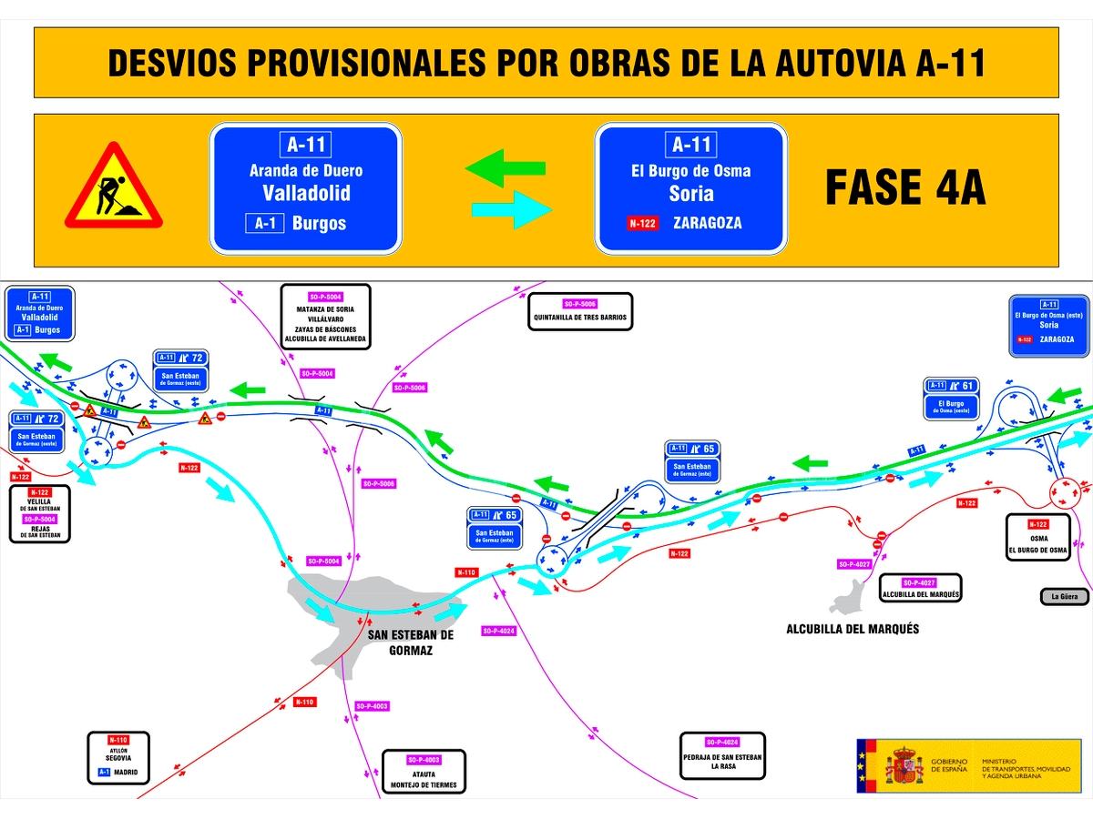Comienzan los trabajos previos a la Fase 4  de la A-11