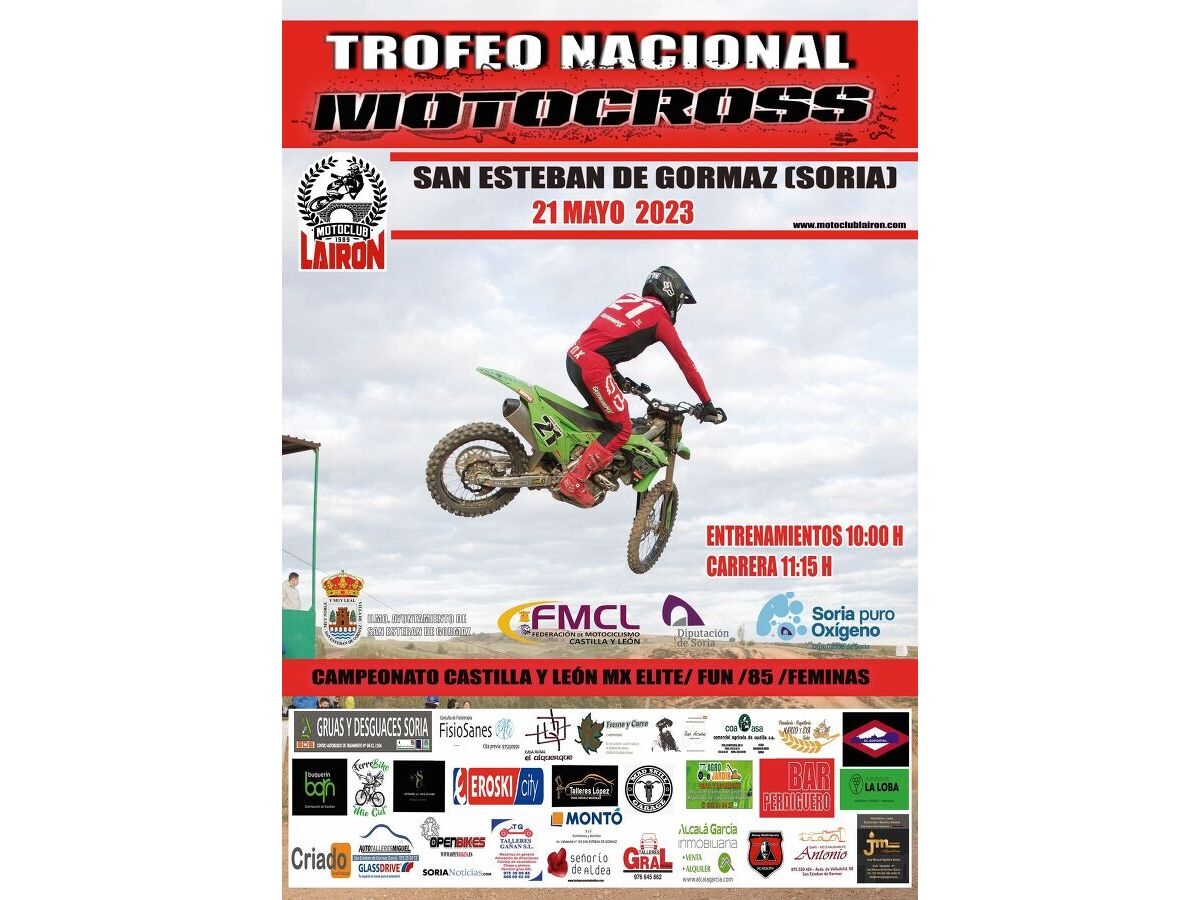 21 de mayo: Trofeo Nacional de Motocross