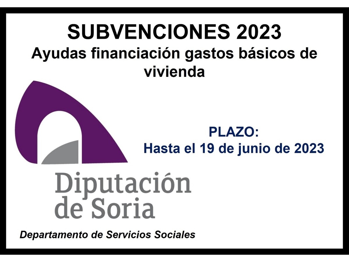 Diputación: ayudas gastos básicos de vivienda