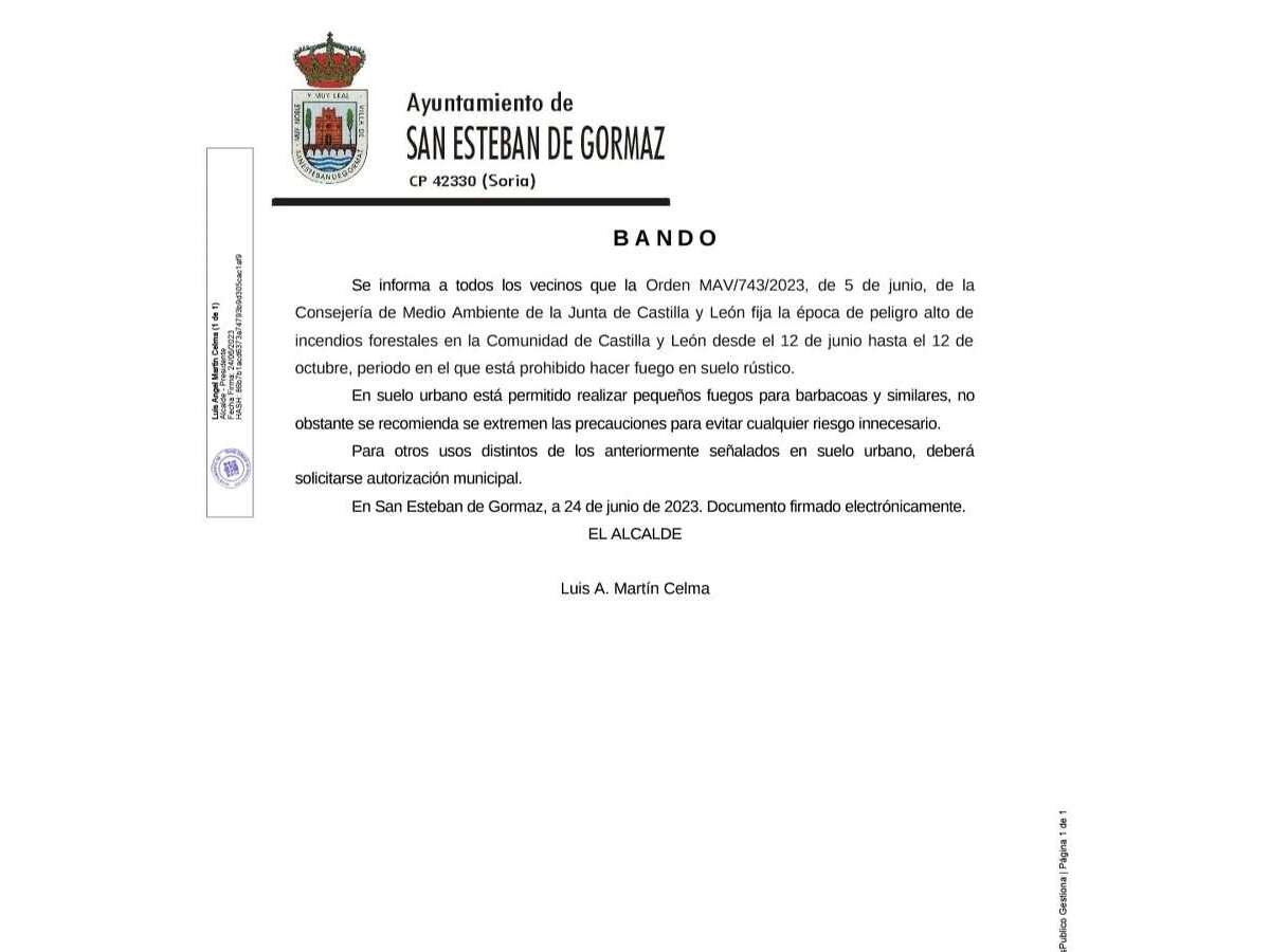 Fuego en suelo rústico y urbano