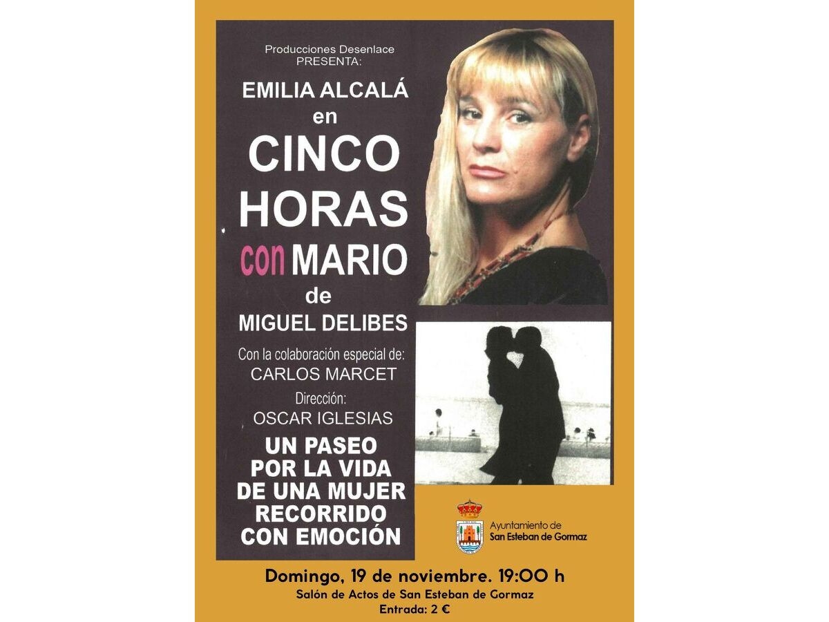 Teatro: Cinco horas con Mario