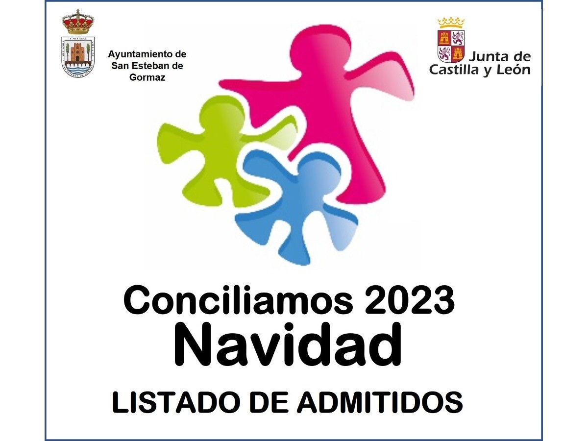 Conciliamos Navidad 2023: listado de admitidos