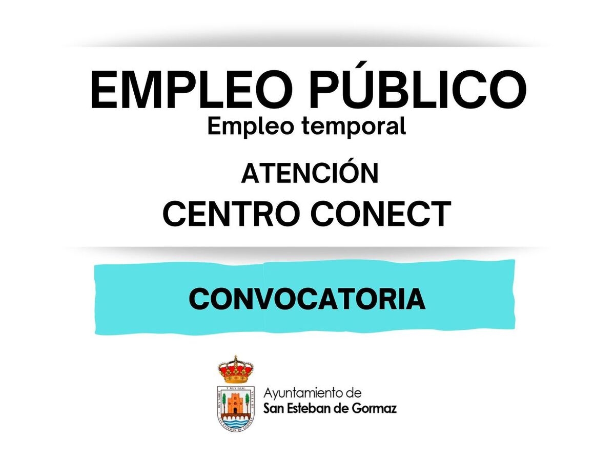 Oferta de empleo: Atención Centro Conect