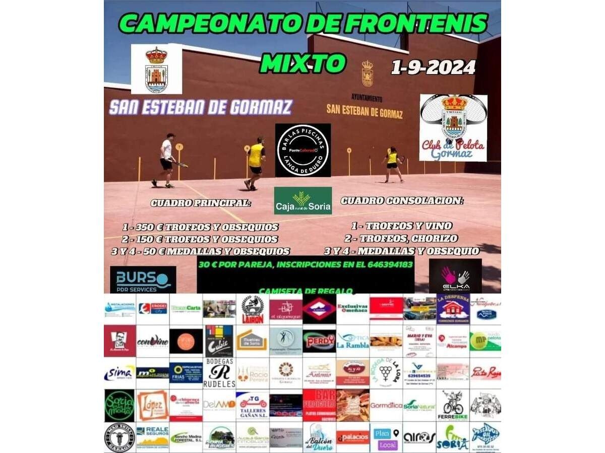 VIII Edición del Open Nacional de Frontenis con Bola Lenta - Imagen 2