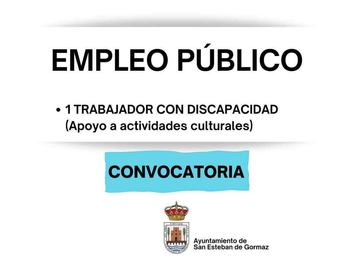 Empleo público: trabajador con discapacidad