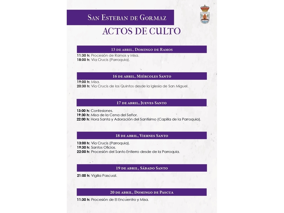 Programación religiosa Semana Santa 2025 - Imagen 2
