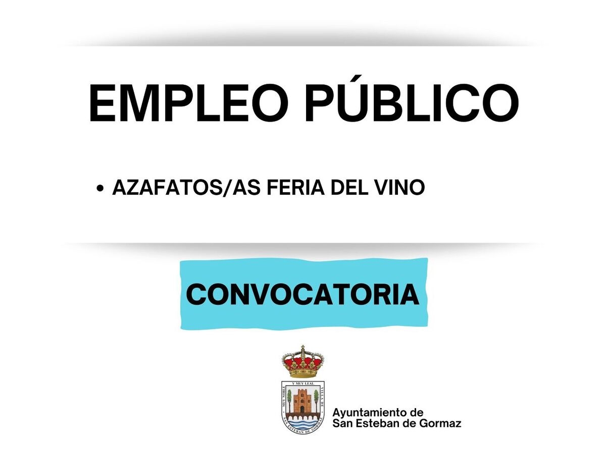 Empleo Azafatos/as Feria del Vino