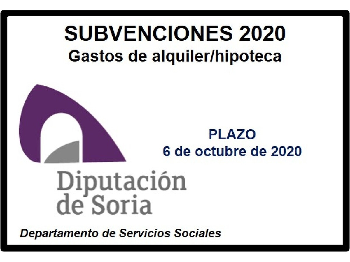 Ayudas para financiar gastos de alquiler y/o hipoteca