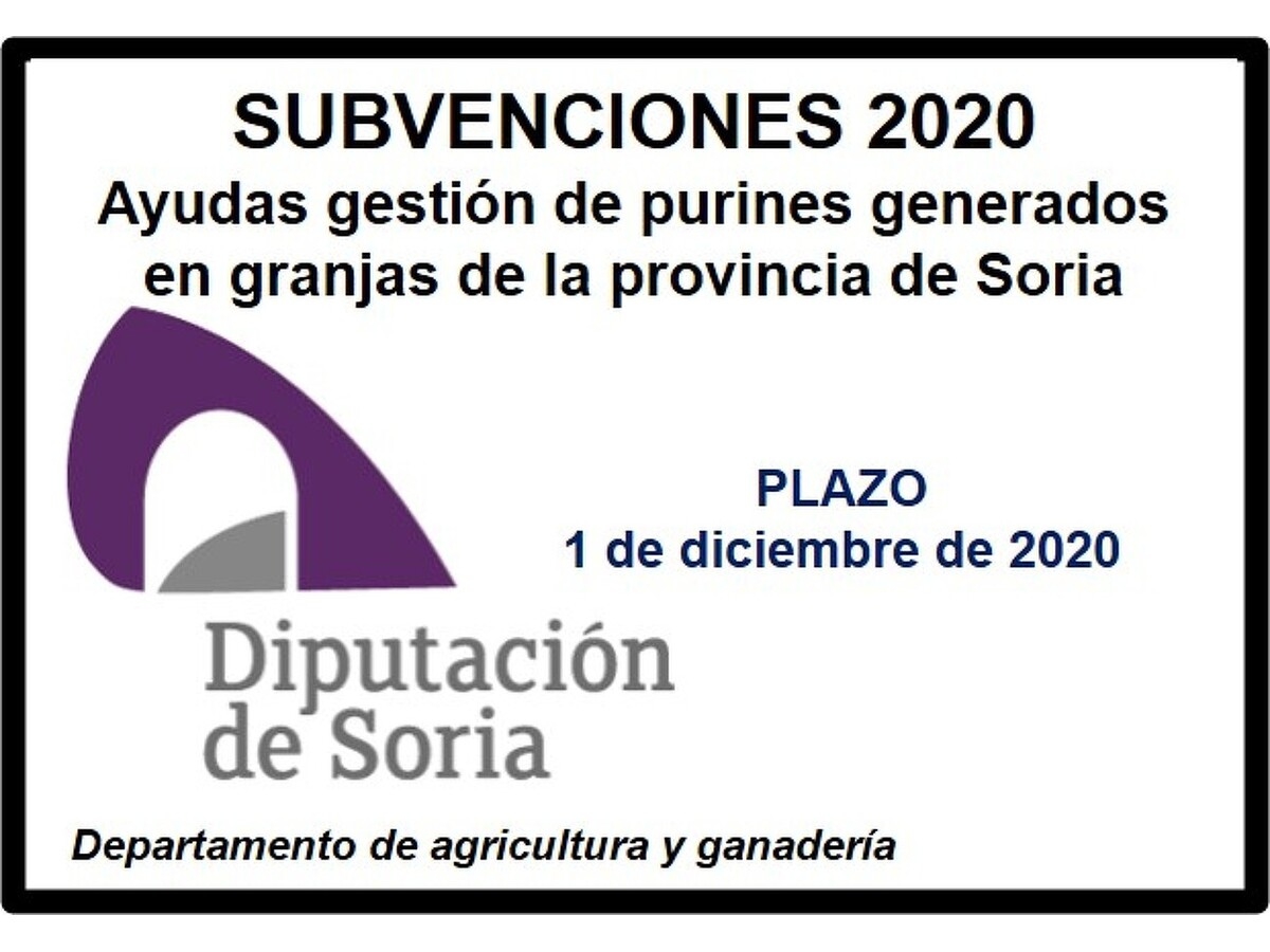 Ayudas destinadas a la gestión de purines