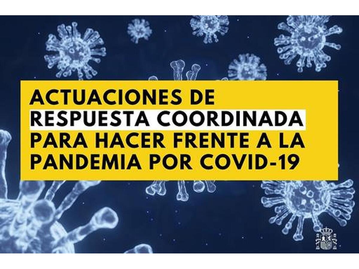 Documento de actuaciones de respuesta coordinada frente a la pandemia