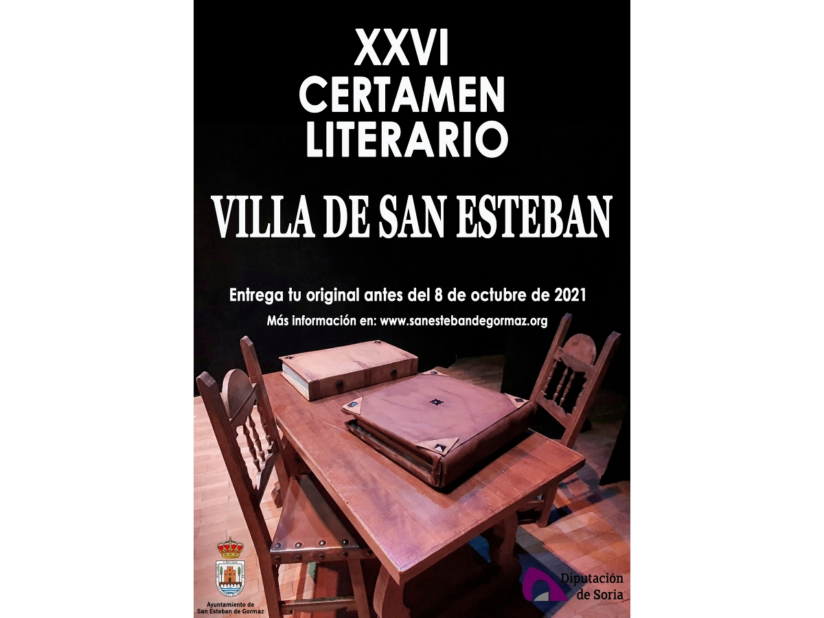 Convocado el XXVI Certamen Literario Villa de San Esteban