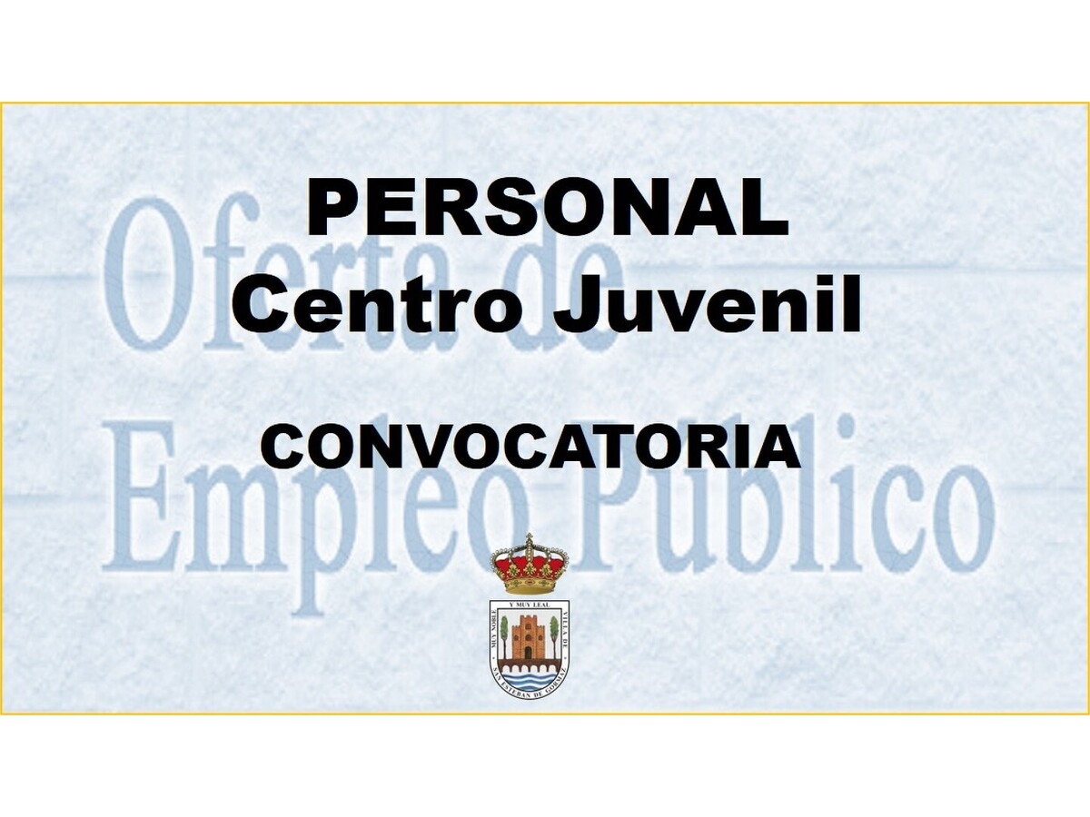 Oferta de empleo: atención Centro Juvenil