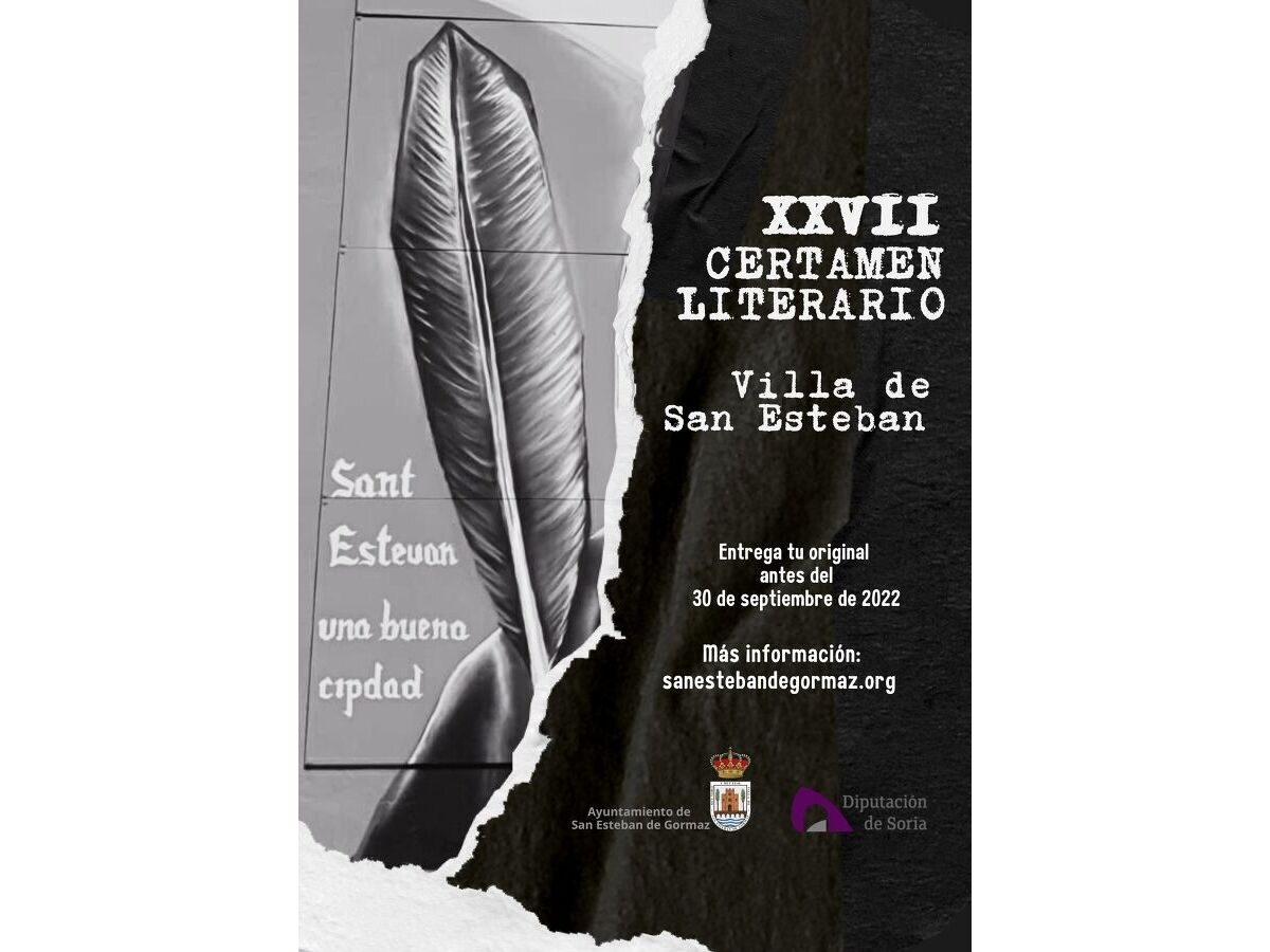 Convocado el XXVII Certamen Literario Villa de San Esteban