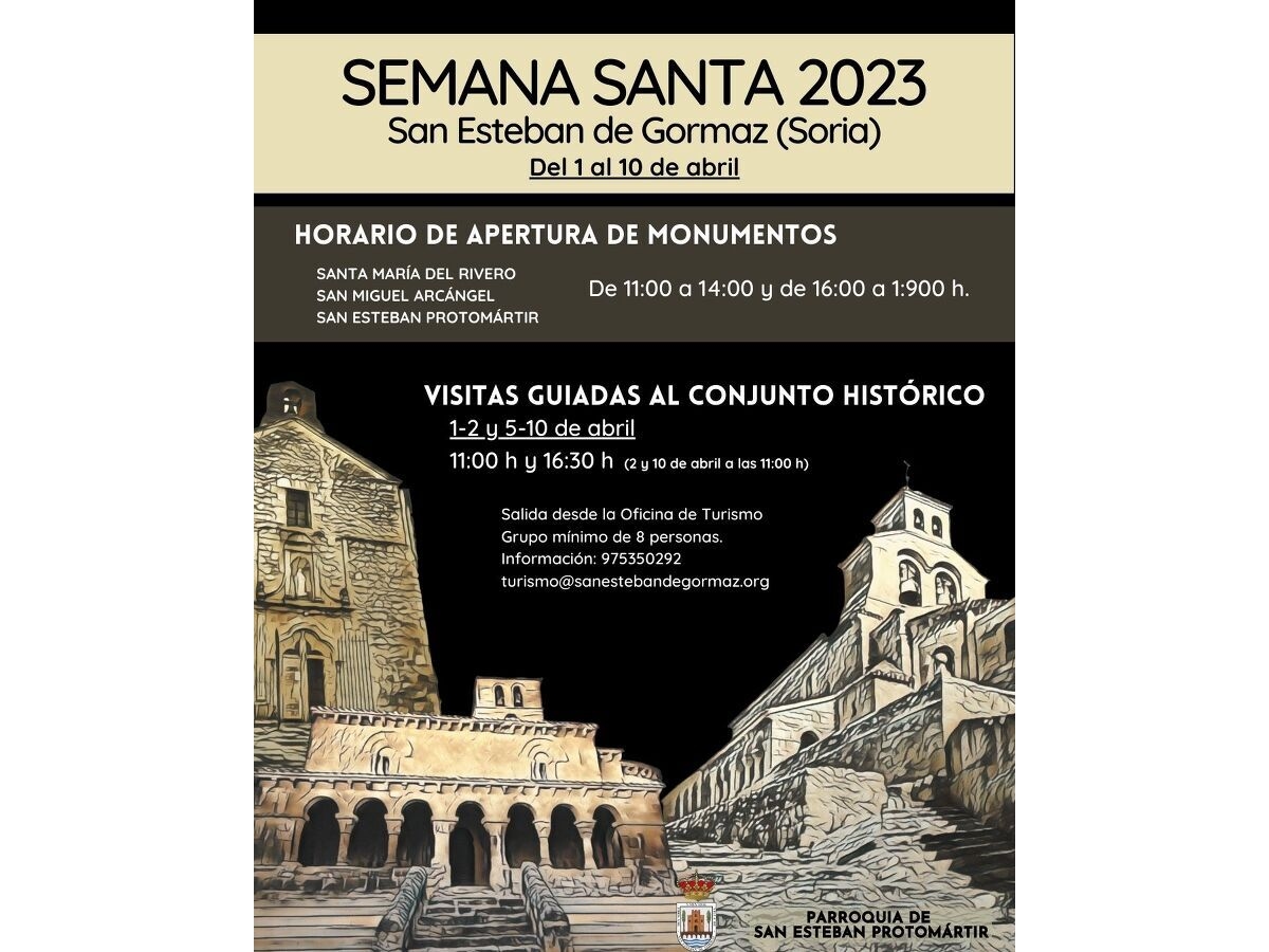 Horario turístico Semana Santa 2023