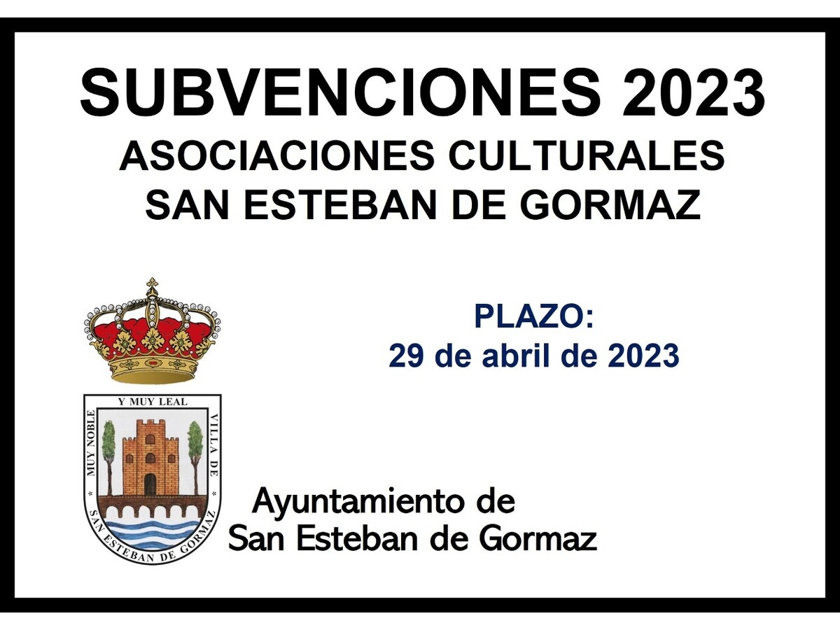 Subvenciones municipales 2023: asociaciones culturales