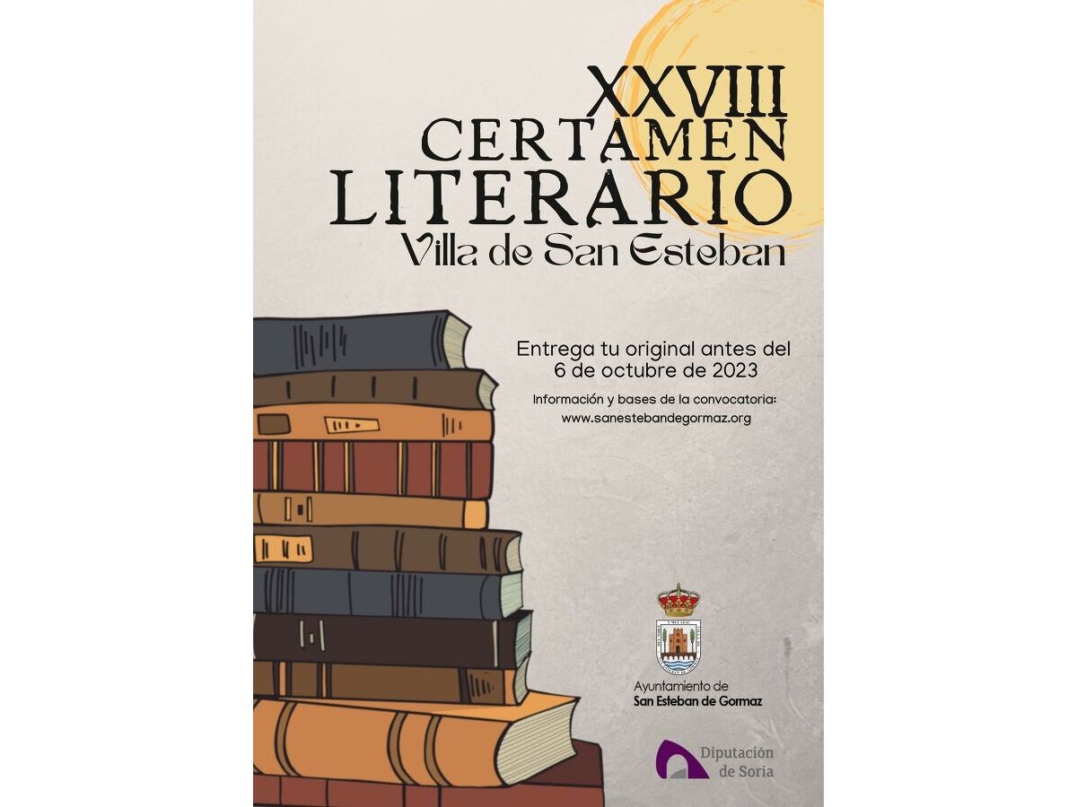 Convocado el XXVIII Certamen Literario Villa de San Esteban