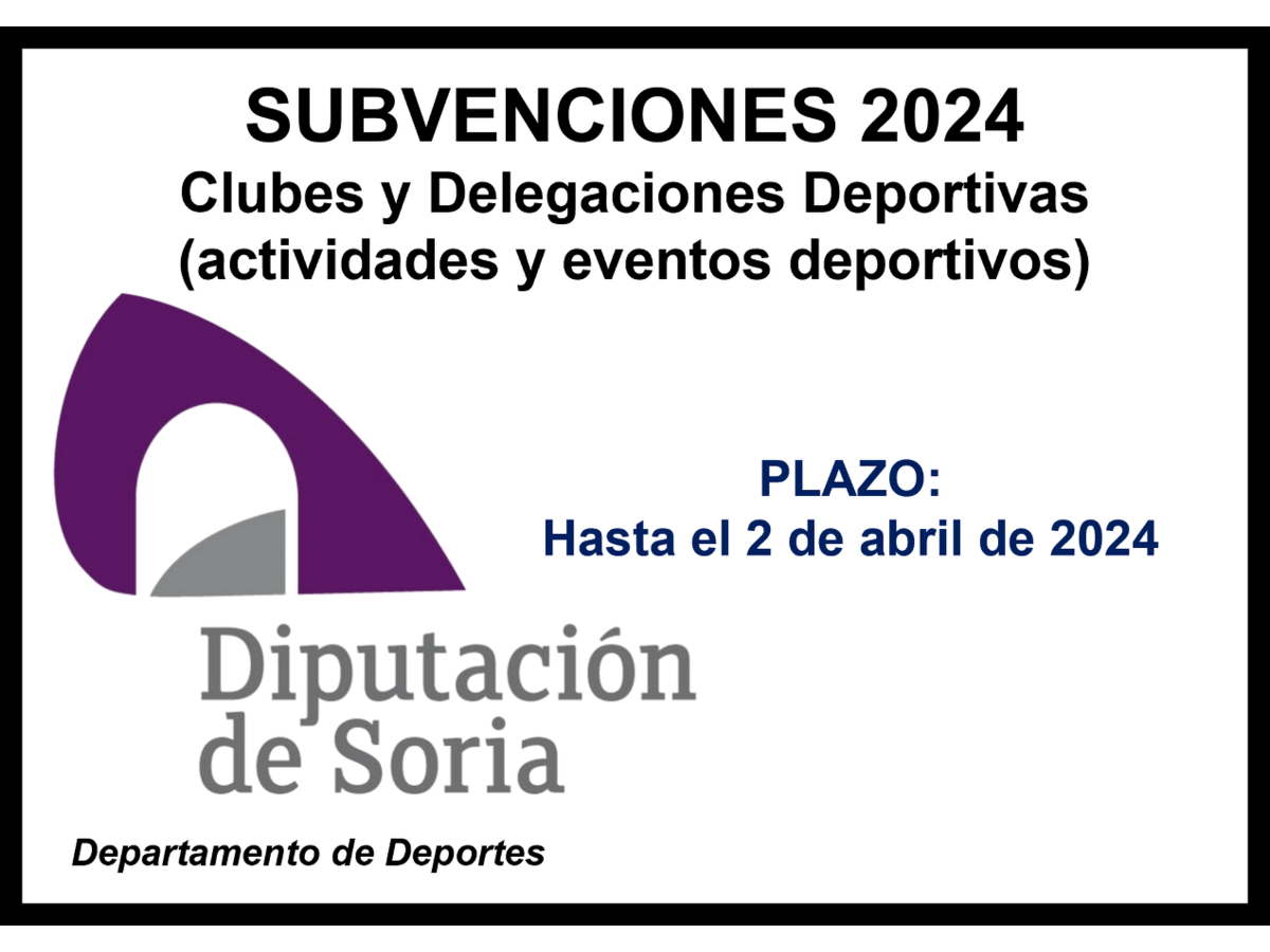 Diputación: subvenciones cultura y deportes