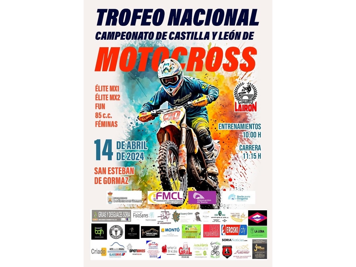 Trofeo Nacional: Campeonato de CyL de Motocross (14 de abril)