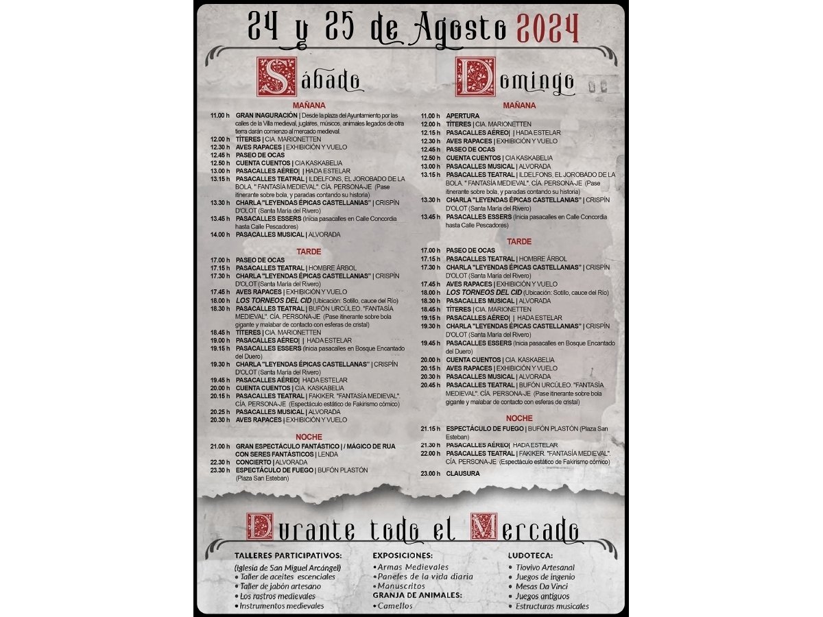 Mercado Medieval 2024: 24 y 25 de agosto - Imagen 2