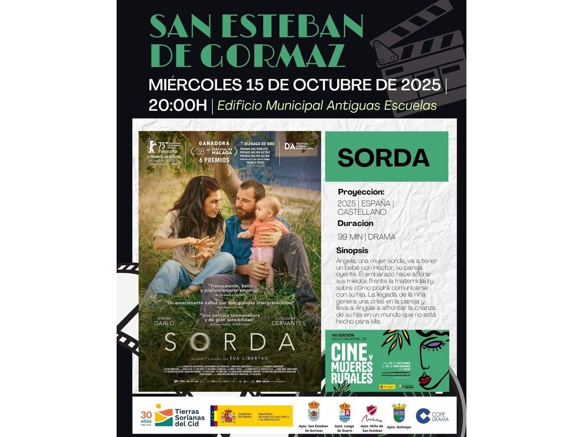 El Ciclo Nacional de Cine y Mujeres Rurales llega a San Esteban