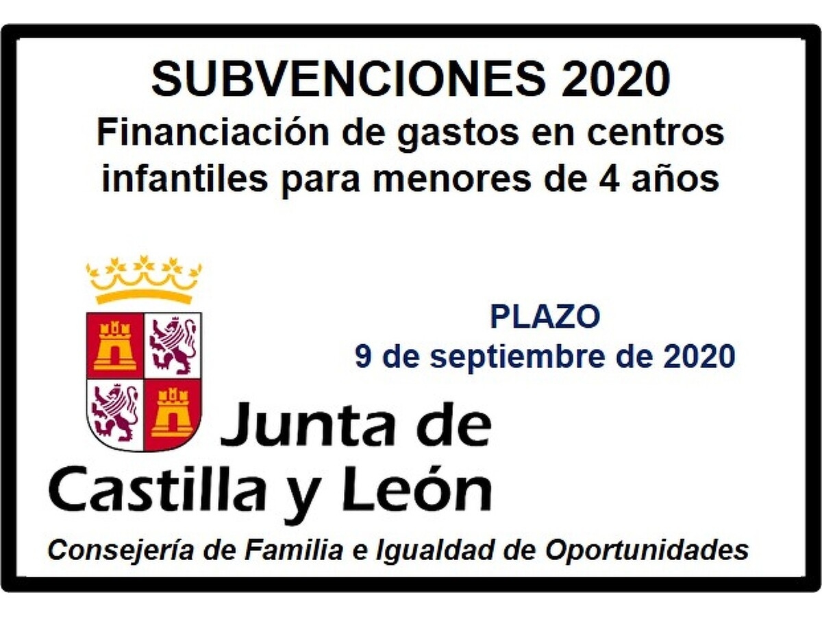 Ayudas para financiar gastos en centros infantiles a menores de 4 años
