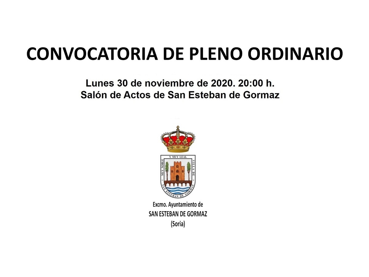 Pleno Ordinario Municipal