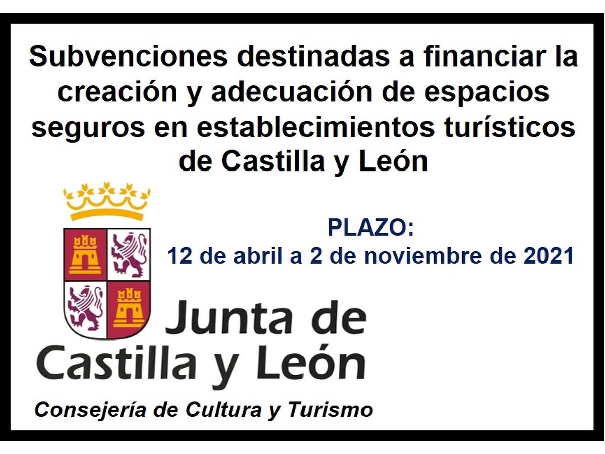 Subvenciones: adecuación espacios seguros en el sector turístico