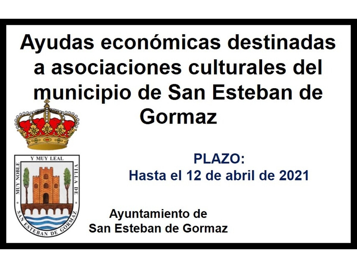 Ayudas: asociaciones culturales del municipio