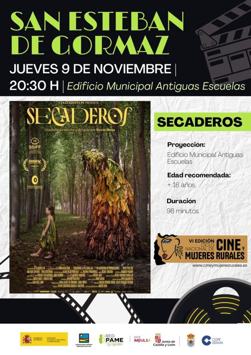 El Ciclo Nacional De Cine Y Mujeres Rurales Llega A San Esteban San Esteban De Gormaz 7659